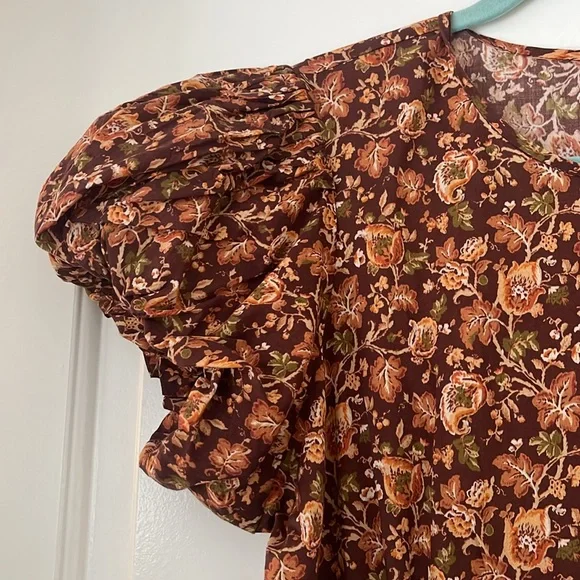 Doen Rhodia Dress in Mulberry Vine Floral - Picture 5 of 12